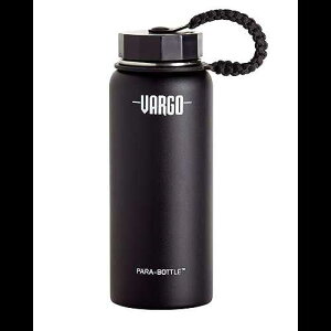Vargo Stainless Steel para-Bottle, Black, 32 Ounces