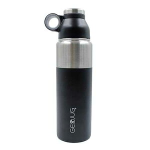 Brentwood GEOJUG Stainless Steel Vacuum-Insulated Water Bottle (24-Oz.; Black)