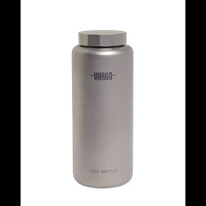 Vargo Titanium EDC Bottle / 1 Liter (34 oz.) Ultralight Titanium Water Bottle 100% Biocompatible for Fresh Tasting Water - Model T-462
