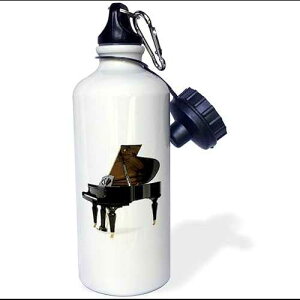 3dRose Dinosaurs Sports Water Bottle, 21 oz, White