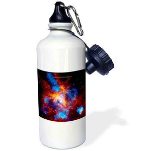 3dRose Galaxy and Nebula-Doradus Tarantula Nebula Sports Water Bottle, 21 oz, White