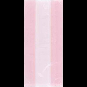 ���j�[�N �p�[�e�B�[ �Z���n�� �o�b�O�A30 �� (1 �p�b�N)�A�p�X�e�� �s���N Unique Party Cellophane Bags, 30 Count (Pack of 1), Pastel Pink