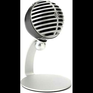 Shure MV5 Digital Condenser Microphone with USB and Lightning Cables - Gray with Black Foam