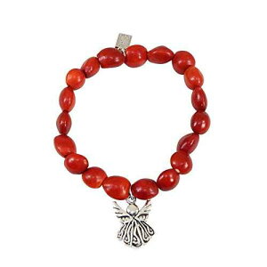 y[ Mtg K[fBA GWF veNV `[ - K^̃C[ bhV[ht EvelynBrooksDesigns Peru Gift Guardian Angel Protection Charm - w/Good Luck Huayruro Red Seeds