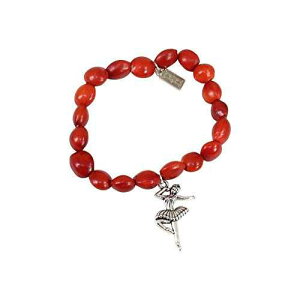 �y���[ �M�t�g �o�����[�i �o���G ���T�C�^�� �_���X �`���[�� - ���C���� ���b�h �V�[�h�t�� �G�u���� �u���b�N�X�� EvelynBrooksDesigns Peruvian Gift Ballerina Ballet Recital Dance Charm - w/Huayruro Red Seed by Ev