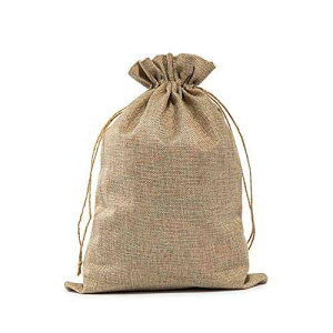 Tapleap ���z�o�b�O �В��t�� �o���N 10x14�C���` ���z�̋L�O�i�� (20���b�g) �M�t�g�̃��b�s���O�A�a�����A�������A���ƃp�[�e�B�[�A�܂��͐A�͂Ȃǂ̉ƒ�p Tapleap Burlap Bags in Bulk with Drawstring