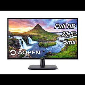 AOPEN 22CV1Q bi 21.5 C` t HD (1920 x 1080) VA j^[ (E܂͉ƒp) (1 x HDMI & VGA |[g)AubN AOPEN 22CV1Q bi 21.5" Full HD (1920 x 1080) VA Monitor for Work or Home (1 x HDMI & VGA P