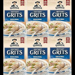 クエーカー、インスタントグリッツ、オリジナル、12カウント、12オンスボックス(6個パック) Quaker, Instant Grits, Original, 12 Count, 12oz Box (Pack of 6)
