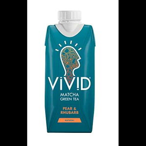 VIVID MATCHA ���������o�[�u�e�B�[ 330 ML VIVID MATCHA Matcha Pear Rhubarb Tea, 330 ML