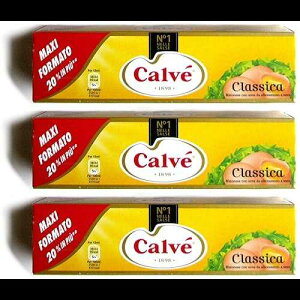 Calve: "Classica" C^A }l[Y 6.25 tʃIX (185ml) pbP[W (3 pbN) [C^AA] Calve Calv : "Classica" Italian Mayonnaise 6.25 Fluid Ounce (185ml) Package (Pack of 3) [ Italian Import
