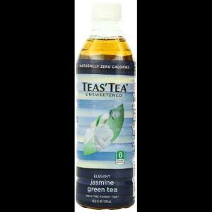 Teas' Tea ジャスミン緑茶、無糖、16.9 オンス (12 個パック) Teas' Tea Jasmine Green Tea, Unsweetened, 16.9 Ounces (Pack of 12)