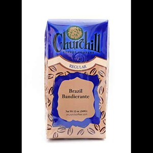 `[` R[q[ uW ofBGe 12 IX - OEh Churchill Coffee Company Churchill Coffee Brazil Bandierante 12 oz - Ground