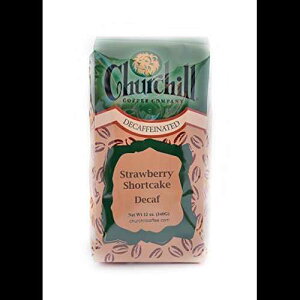 `[` R[q[ Xgx[ V[gP[L 12 IX - z[r[ (fJtF) Churchill Coffee Company Churchill Coffee Strawberry Shortcake 12 oz - Whole Bean (Decaf)