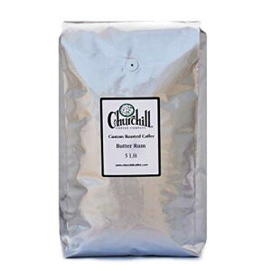 `[` R[q[ o^[  5 |h - S (fJtF) Churchill Coffee Company Churchill Coffee Butter Rum 5 lb - Whole Bean (Decaf)