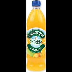 ロビンソンズ オレンジ フルーツ ドリンク、砂糖無添加、1 リットル ペットボトル (12 個パック) Robinsons Robinson's Orange Fruit Drink, No Added Sugar, 1 Liter Plastic Bottles (Pack of 12)