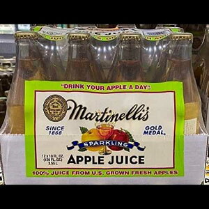 Martinelli's Xp[NO Abv W[XA10 IX (12 pbN) Martinelli's Sparkling Apple Juice, 10 Ounce (Pack of 12)