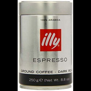 C[AOEh GXvb\ R[q[A_[N [XgA8.8 IX (2 pbN) byilly [Hi] illy, Ground Espresso Coffe, Dark Roast, 8.8-Ounce Tins (Pack of 2) by illy [Foods]