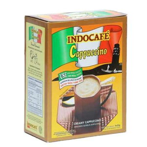 Indocafe �J�v�`�[�m 125 �O���� (4.40 �I���X) �C���X�^���g �R�[�q�[ 5 �J���b�g @ 25 �O���� (3 �p�b�N) Indocafe Cappuccino 125 Gram (4.40 Oz) Instant Coffee 5-ct @ 25 Gr (Pack of 3)