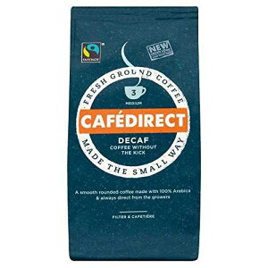 CafAdirect Caf direct Fairtrade Decaffeinated Roast & Ground Coffee (227g) - Pack of 2
