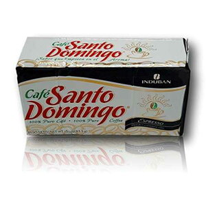 JtF Tg h~S GXvb\ ҂R[q[ 10 IX ubN Cafe Santo Domingo Espresso Ground coffee 10 oz Brick