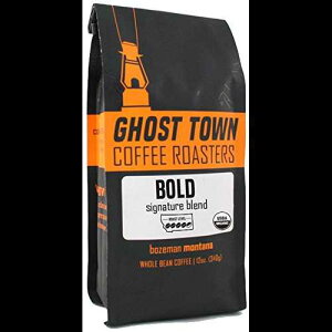 Ghost Town Coffee Roastersu{[huhv_[N[XgI[KjbNSR[q[ - 5|hobO GoCoffeeGo Ghost Town Coffee Roasters "Bold Blend" Dark Roasted Organic Whole Bean Coffee - 5 Pound Bag