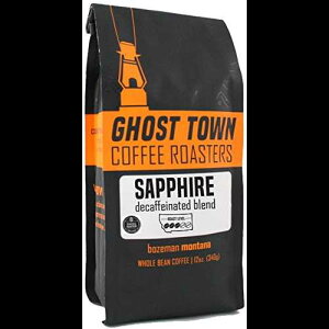 Ghost Town Coffee Roasters uTt@CA JtFCXv~fBA[XgSR[q[ - 2 |hobO GoCoffeeGo Ghost Town Coffee Roasters "Sapphire Decaffeinated" Medium Roasted Whole Bean Coffee - 2 Pound Bag