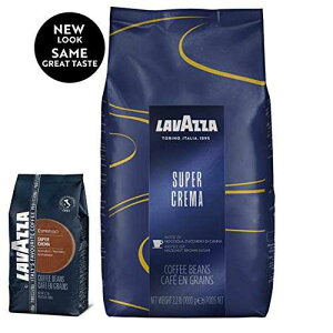 Lavazza X[p[ N} SR[q[ uhA~fBA GXvb\ [XgA2.2 |h (X[p[ N}A2.2 |h (3 pbN)) Lavazza Super Crema Whole Bean Coffee Blend, Medium Espresso Roast