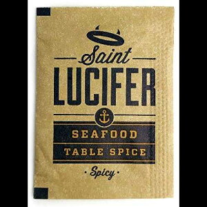 Saint Lucifer Spice Co V[t[hV[YjOe[uXpCXA50ʃpPbgAčAOet[AsgpAr[KAxW^A Saint Lucifer Spice Co Seafood Seasoning Table Spice, 50 in