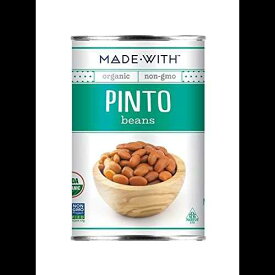 MadeWith オーガニック ピント ビーンズ、15 オンス (12 個パック) MadeWith Organic Pinto Beans, 15 Ounce (Pack of 12)