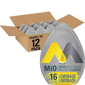 MIO Liquid Water Enhancer - Lemonade, 12ct, 48ml Each (Imported from Canada)