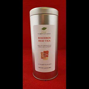 C{Xn[ueB[ s~bhTVFi2ʁj Tea Temptations Rooibos Herbal Tea in Pyramid Sachets ( 2 Tins)
