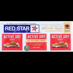 bhX^[ ANeBu hC C[XgA 0.75 IX (18) Red Star Active Dry Yeast, Envelope .75 oz. (Pack of 18)