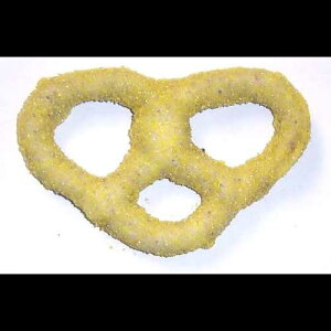 Scott's Cakes zCg`R[gŕꂽvbcFAFƃx_[̍A1|h̔x[J[{bNX Scott's Cakes White Chocolate Covered Pretzels with Yellow and Lavender Sugar in 