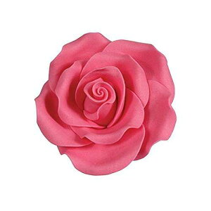 Jsbg uCg sN 38mm M 20 HpVK[ \tg [Y EFfBO Jbv P[L fR[V Culpitt BRIGHT PINK 38mm M 20 Edible Sugar Soft Roses Wedding Cup Cake Decor