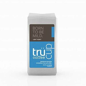trucup 低酸コーヒー - マイルドなライトローストになるよう誕生 - ドリップコーヒーメーカー用中挽き、12オンス - 滑らかで甘いコーヒー - 胃に優しい trucup coffee tr cup Low Acid Coffee- Born to Be Mild