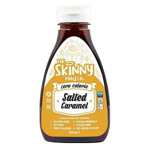 The Skinny Food Co Skinny Food Salted Caramel Syrup Dessert Topping Sugar Free Zero Calories Guilt Free SW