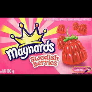 Maynard's �X�E�F�[�f�� �x���[ �O�~ �L�����f�B �{�b�N�X�A12 �p�b�N (100 g / 3.5 �I���X) {�J�i�_����A��} Maynards Maynard's Swedish Berries Gummy Candy Boxes, 12 pack (100g / 3.5oz) {Imported from Canada}