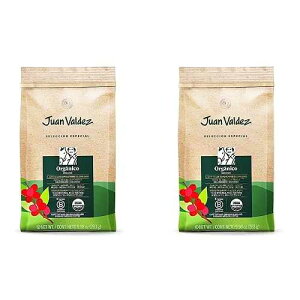 SC Products Juan Valdez Coffee Organic Cafe, 10 oz, Ground - Colombian Coffee (2 Pack)