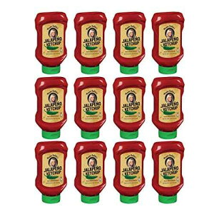 Mama Selita's ny[j g}g P`bvAOet[AhbvȂAȒPiA20 IX{gA12  Mama Selita's Jalapeno Tomato Ketchup, Gluten Free, No Drip Easy Squeeze, 20 Ounce Bottles, 12 Count
