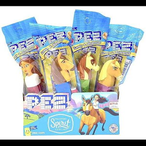 PEZ Candy Spirit LfB fBXyT[ ʕfBXyT[ Pez CandyA~bNXt[cA12  PEZ Candy Spirit Candy Dispensers Individually Wrapped Dispensers and Pez Candy, Mixed-Fruit, 12 Count