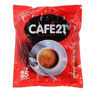 Cafe21 2 in 1 CX^g R[q[~bNX - IWi (25 s x 12g) 300g - YA}Chȋꖡƍŏ 2in1 CX^g R[q[ ~bNXB Cafe21 2 in 1 Instant Coffeemix - Ori
