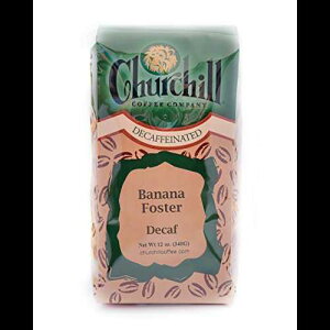 `[` R[q[ oii tHX^[ 12 IX - z[r[ (fJtF) Churchill Coffee Company Churchill Coffee Banana Foster 12 oz - Whole Bean (Decaf)