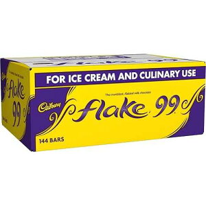 Lho[ t[N 99 ACXN[ƗpB1144{B Cadbury Flake 99 for Ice Cream and Culinary use. 1 Box of 144 Bars.