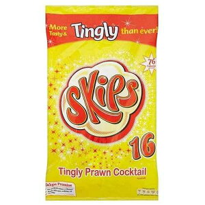 KP Skips - ssGr̃JNe (16x14g) KP Skips - Tingly Prawn Cocktail (16x14g)