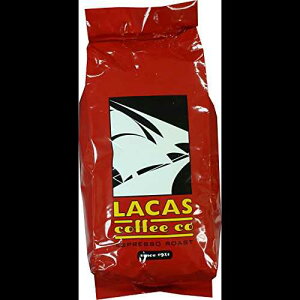 Lacas Coffee Company エスプレッソ カフェインレス全豆 2 ポンド Lacas Coffee Company Espresso Decaffeinated Whole Bean 2 lbs.