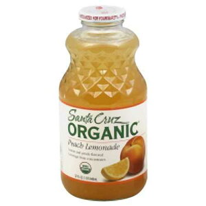 T^N[Y: I[KjbN s[` l[h (32 tʃIX) (6 pbN) Santa Cruz: Organic Peach Lemonade (32 Fl Oz) (Pack of 6)