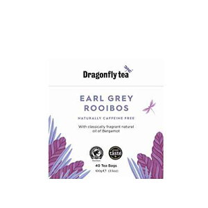 g{ C{X A[OC eB[ 40 /pbN - 2 pbN Dragonfly Rooibos Earl Grey Tea 40 per pack - Pack of 2