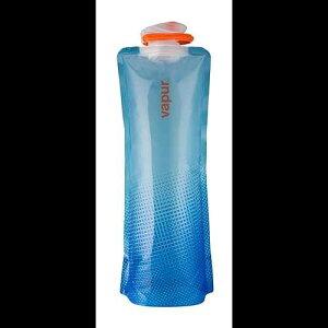 Vapur Flexible, Collapsible Wide Mouth with Detachable Carabiner, Convenient, Portable Hydration for Travel and Outdoor Adventures, 50 Ounce, Translucent Blue, Pack of 1