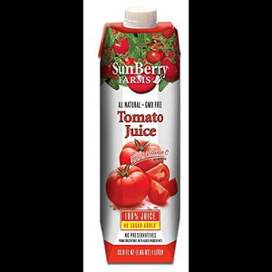 Tx[t@[Y g}gW[X 100% 33.8tʃIX (12JEg) Sunberry Farms, Tomato Juice 100% 33.8 fl oz. (12 count)