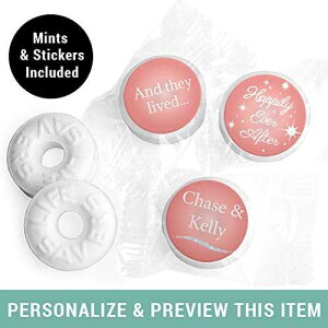 EFfBO~g p[\iCYꂽCtZ[o[~g - ~bhiCgu[ ( 335 ` 365 ~g) WH Candy Wedding Mints Personalized LifeSavers Mints- Midnight Blue (Approx 335-365 mints)